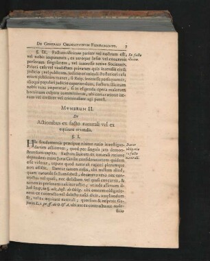 Membrum II. De Actionibus ex facto naturali vel ex aequitate oriundis.