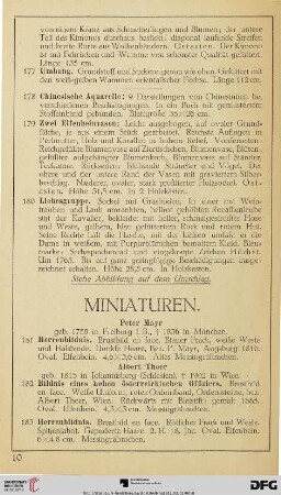 Miniaturen (Nr. 181-250)