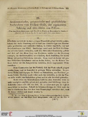 2: Architectonische, geognostische und geschichtliche Nachrichten vom Frischen-Haffe, der sogenannten Nehrung und dem Hafen von Pillau [3]