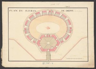 Plan du Risban de Dieppe