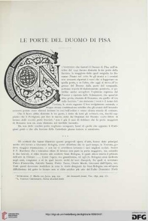 2: Le porte del Duomo di Pisa