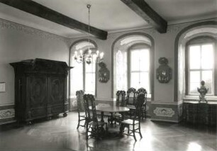 Gnandstein. Burg (12.-18. Jahrhundert). Barockzimmer im Burgmuseum