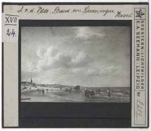 Velde (Adriaen), Der Strand von Scheveningen (Kassel GAM GK 374)