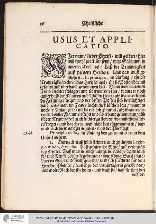 USUS ET APPLICATIO.