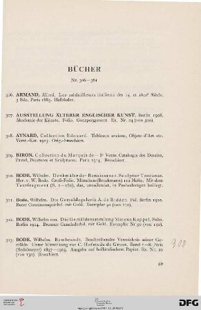 Bücher (Nr. 306-361)