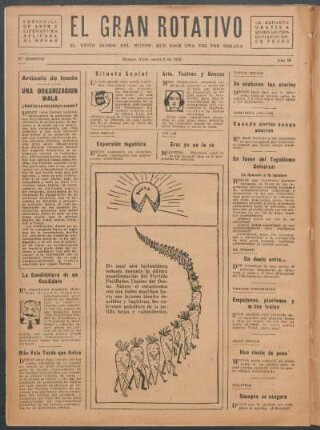 El gran rotativo : El único diário del mundo que sale una vez por semana
