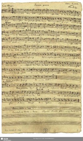 [solo and coro:] Tenore primo
