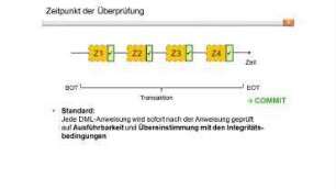 Das Transaktionskonzept - Konsistenz