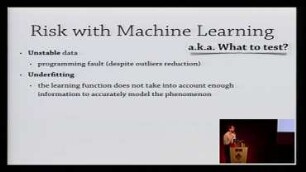 Machine Learning Under Test
