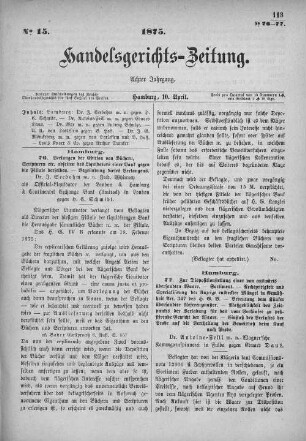 No. 15. 10. April 1875