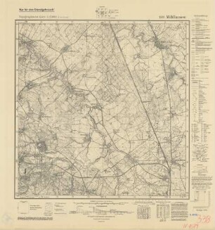 1589 (alte Nr.: 338) Mühlhausen, Topographische Karte 1:25000 (4cm - Karte)