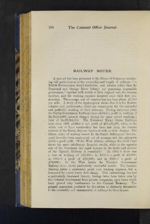 Railway Notes