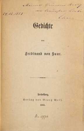 Gedichte