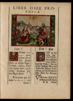 Liber Osee Prophetae.