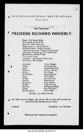 Prozess Richard Waverly