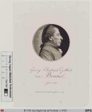 Bildnis Georg Christoph Gottlieb von Bemmel
