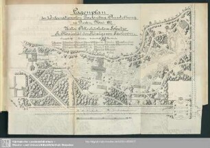 Lagenplan der 1. Internationalen Gartenbau-Ausstellung