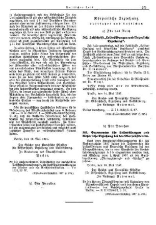 Zeitschrift "Leibesübungen und Körperliche Erziehung" : [Körperliche Erziehung] ; [Für das Reich] ; [Amtliche Erlasse] ; [Amtlicher Teil]