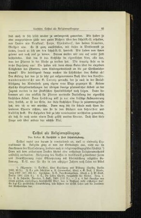 Tolstoi als Religionspädagoge