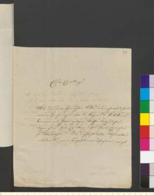 Brief von Neureuther, Eugen Napoleon an Goethe, Johann Wolfgang von