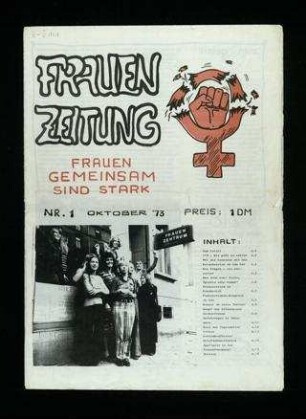 Frauenzeitung : Frauen gemeinsam sind stark (1973)1