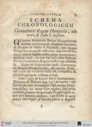 Schema Chronologicum