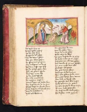 Anbetung des Kindes durch Maria und Joseph (Geburt Christi)