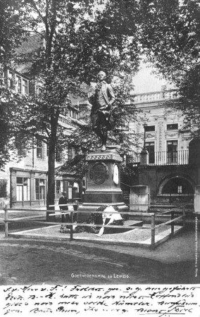 Goethedenkmal zu Leipzig