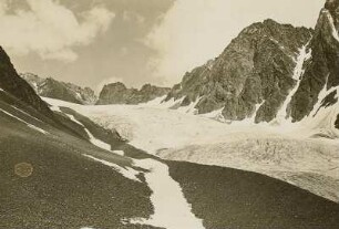 Österreich. Stubaier Alpen. Schwarzenbergferner und Schwarzenbergjoch