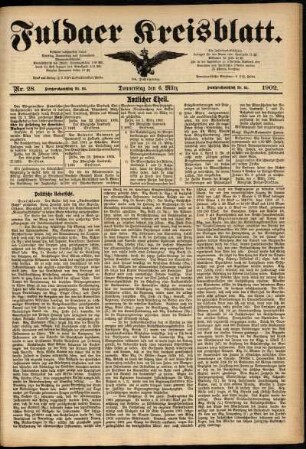 Ausgabe vom Donnerstag, den 06. März 1902.