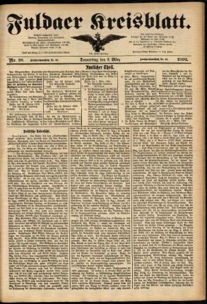 Ausgabe vom Donnerstag, den 06. März 1902.