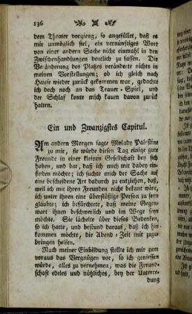 Ein und Zwanzigstes Capitul. - Fünf und Zwanzigstes Capitul.