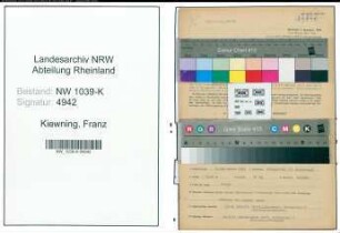 Entnazifizierung Franz Kiewning , geb. 09.09.1894 (Postbeamter)