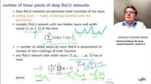 Statistical theory for deep neural networks - lecture 2