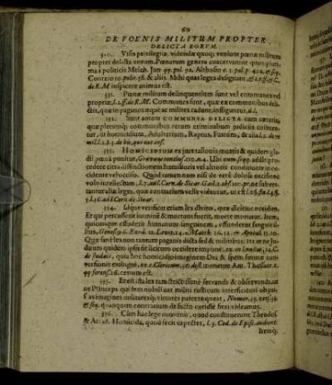 De Poenis Militum Propter Delicta Eorum.