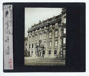 Wien, Palais Daun-Kinsky : Außenansicht, Fassade