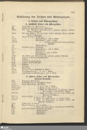 Erklärung der Zeichen und Abkürzungen