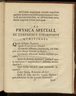 Ex Physica Speciali.