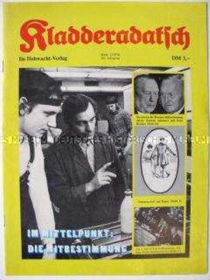 Monatszeitschrift "Kladderadatsch" u.a. zum Thema Mitbestimmung