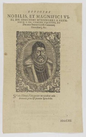 Bildnis des Joachim Mynsinger von Frundeck