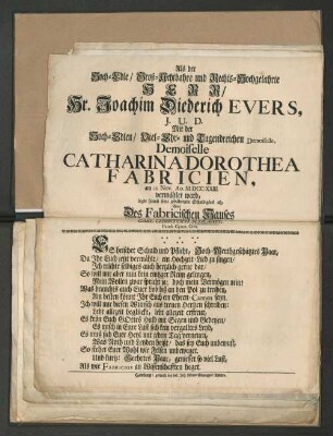 [Hochzeitsgedicht]