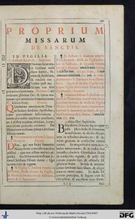 Proprium Missarum De Sanctis.