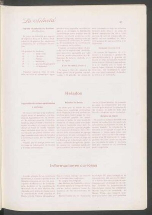 Informaciones curiosas