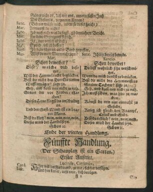 Fünffte Handlung