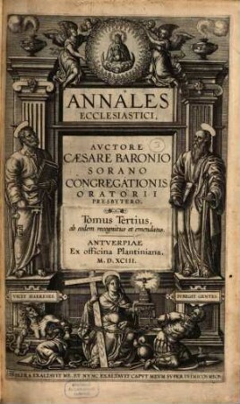 Annales Ecclesiastici, Tomus Tertius