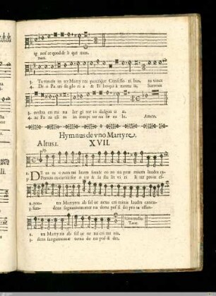 Hymnus de vno Martyre.