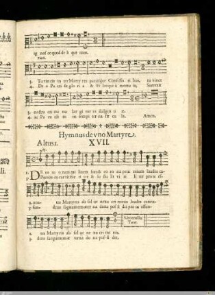 Hymnus de vno Martyre.