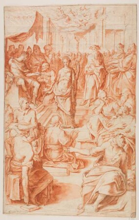 Die Disputation der heiligen Katharina von Alexandria