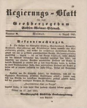Nr. 8 : 6. August 1845
