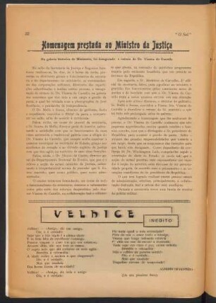 Velhice : Inédito